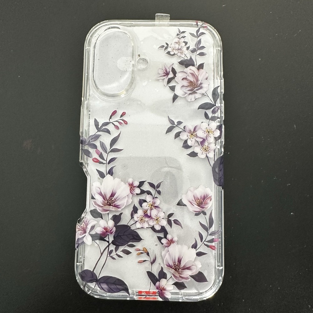 Diaclara iPhone 16 Case Floral 360 Full Body Screen Protector Cottagecore